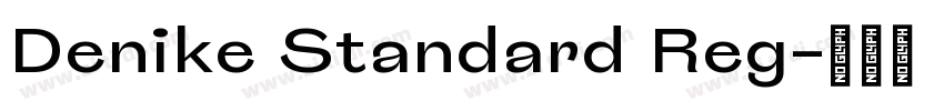 Denike Standard Reg字体转换